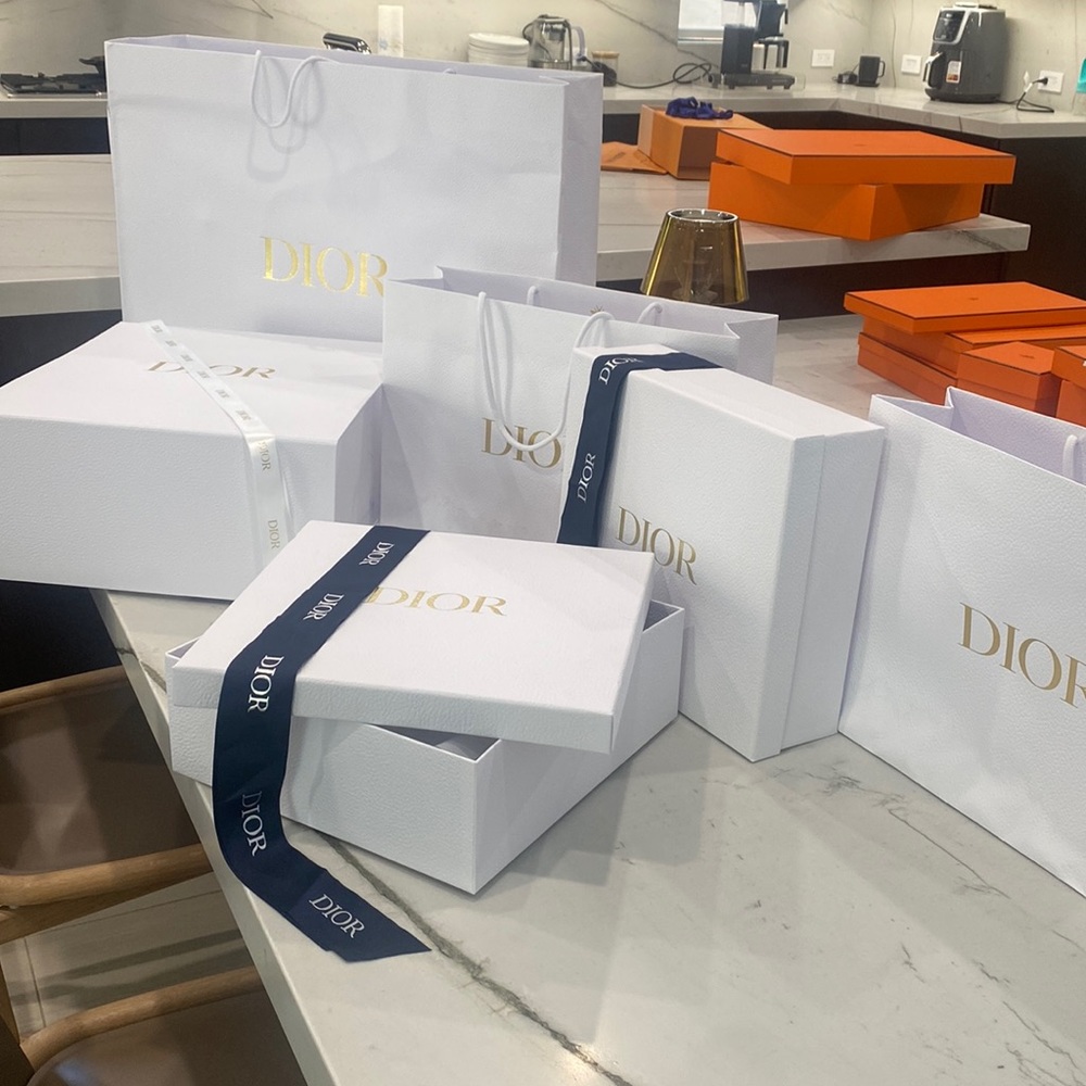 Dior storage boxes